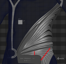 Superman Suit Scale Form Study